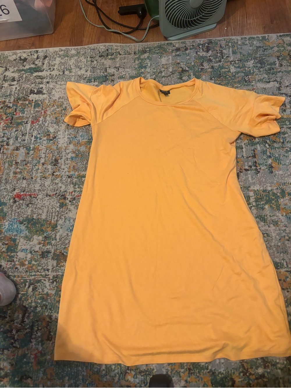 a.n.a Yellow Mini Dress